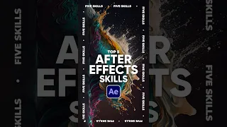 5 Skills All After Effects Users Should Know #tutorial