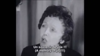 A Quoi Ca Sert l'Amour ? by Edith Piaf & Théo Sarapo (with French & English subtitles)