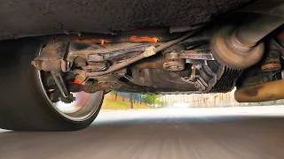 Supra Drifting With GoPro Under Car and In the Rear Tire (Street Drift)