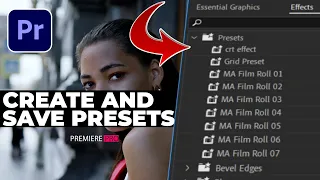 Premiere Pro Presets - How To Create And save Presets In Premiere Pro