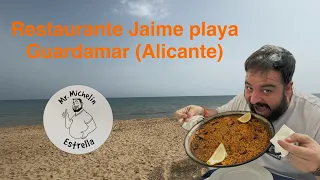 Restaurante Jaime playa en guardamar (Alicante)