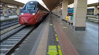 Annuncio partenza del treno Italo Alta Velocità 9963, da Torino Porta Nuova a Roma Termini