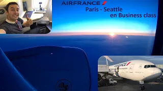 Vol en Business class entre Paris et Seattle avec Air France - Bonus cockpit !