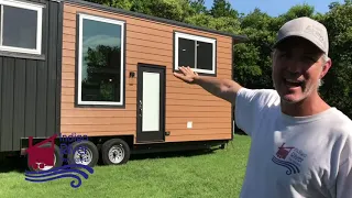 28' Tiny Home on Wheels w/ 2 Stand-Up Lofts - "Breathless"