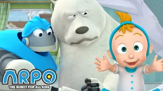 Arpo the Robot | FROZEN AGE +MORE FULL EPISODES | Compilation | Funny Cartoons for Kids