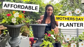 Easy Mothers Day Planter😃🌸🌿BUDGET FRIENDLY🙌🏾