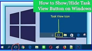 How to Show or Hide Task View Button on Windows 10