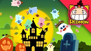 Ten little ghosts | Halloween song | REDMON