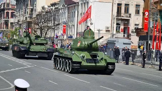 Владивосток Парад Победы на 9 мая 2023, генеральная репетиция