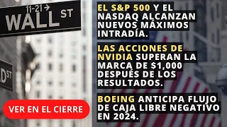 Cierre del Mercado 🔴  EEUU Day Trading, S&P 500, Nvidia, Boeing | 23.05.24