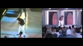 Michael Jackson - You Rock My World - Live 30th Anniversary 2001 - Amateur VS. Pro