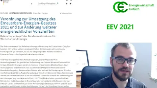 EEV 2021 (Erneuerbare-Energien-Verordnung)