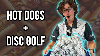 Can I Eat 18 Hot Dogs at the Hardest Disc Golf Course in the World?