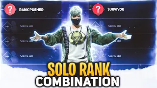 BEST CHARACTER COMBINATION FOR RANK PUSH (IN 2024) || BR RANK BEST CHARACTER COMBINATION