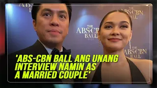 Maja Salvador, Rambo Nuñez's first interview as a married couple | ABS-CBN News