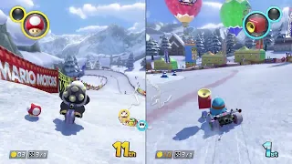 MARIO KART 8 Deluxe STAR Cup FINAL 4th Race Mount Wario circuit with Morton and Light-blue Shy Guy