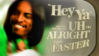 Outkast - Hey Ya! but everytime they say 'Uh' or 'Alright' it gets faster