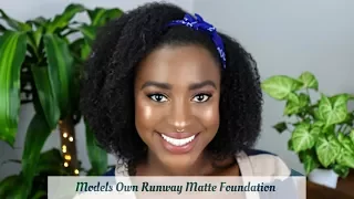 1st Impression + Review | Models Own Runway Matte Foundation (Dark Skin)