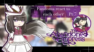 Fandoms react / Abandoned Empress / Jieun Graspe [7/10]