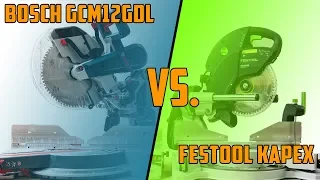 DER 🔥 VERGLEICH - BOSCH GCM 12 GDL VS. FESTOOL KAPEX KS 120