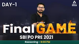 SBI PO 2021 | Reasoning | Live SBI PO Paper #FinalGame #1