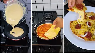 INCRÍVEL! SÓ 10 MINUTOS - pizza sem sovar massa! #shorts