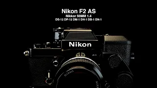 Nikon F2 AS with DS-12 pack. A Timeless Piece.