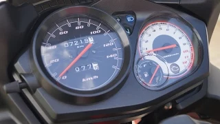Honda CBF125 - Top Speed