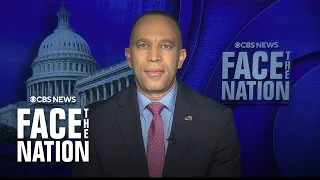 Hakeem Jeffries says Democrats will back Mike Johnson if he "does the right thing" on aid bill