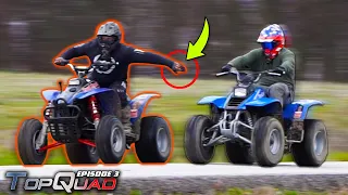 We Drag Race & Hill Climb our Cheap Midsize Quads - Top Quad 3 Episode 3