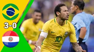 Brazil 3 × 0 Paraguay | Extended Highlight and goals (World Cup Qualifier 2018)