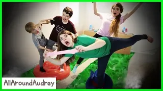 Boys vs Girls Poison River Game Slime Making Challenge / AllAroundAudrey