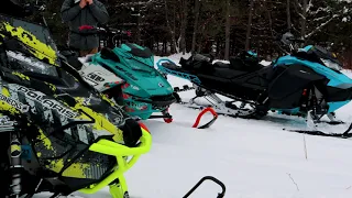 Early Season Conditions, Mid Season Keweenaw Upper Peninsula Michigan Backcountry Snowmobiling