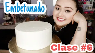 Como Embetunar un Pastel 👩‍🍳 Decoracion Lisa 👨‍🍳 Clase #6 @cursosdereposteriaenyoutube