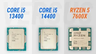 Core i5-14400 vs Core i5-13400 vs Ryzen 5 7600X w/ RTX 4090: Test in 7 games