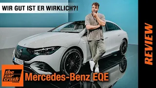 Mercedes Benz EQE im Test (2021) Wie GUT ist er wirklich?! Review | Reichweite | Laden | Preis | POV