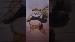 drawing of Kung Fu Panda