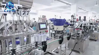 Auto filling capping labeling line