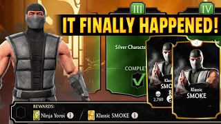 MK Mobile. KLASSIC SMOKE CHALLENGE IS HERE! And Netherrealm Found a Way to RUIN IT!