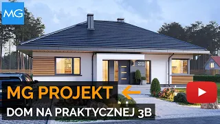 Projekt Dom na Praktycznej 3B MG Projekt - 116,77 m2 - koszt budowy 217 tys. zł