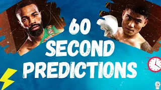 Gary Russell Jr vs Mark Magsayo prediction in 60 seconds! 🥊