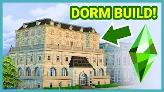 Building a Dorm in The Sims 4 University!