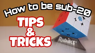 HOW to be SUB-20 on the RUBIK'S CUBE!