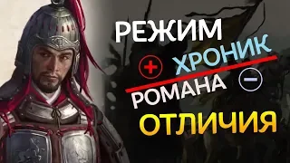 Отличия режимов Хроники и Романа в Total War Three Kingdoms