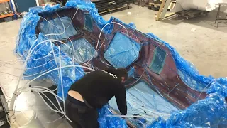 MAKING A CARBON FIBRE CAR SHELL - RESIN INFUSION