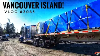 VANCOUVER ISLAND! | My Trucking Life | Vlog #3083