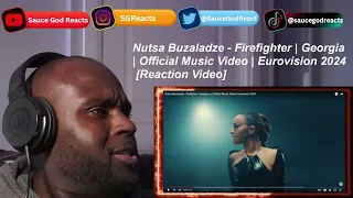 Nutsa Buzaladze - Firefighter | Georgia 🇬🇪 | Official Music Video | Eurovision 2024 | REACTION