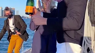 SURPRISE PROPOSAL on a YACHT in NYC! SHE SAID YES!