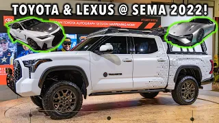 Touring the Toyota & Lexus Booth at SEMA 2022!!!