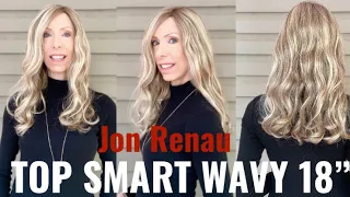 JON RENAU TOP SMART WAVY 18” | You Need This Hair Topper In Your Collection